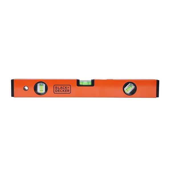 BLACK DECKER BDHT43188 Aluminium Box Beam Level 40cm Orange - LXINDIA.COM