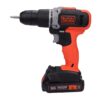 BLACK DECKER Bcd003C1 18V 10Mm Cordless Variable Speed Hammer Drill Machine - LXINDIA.COM