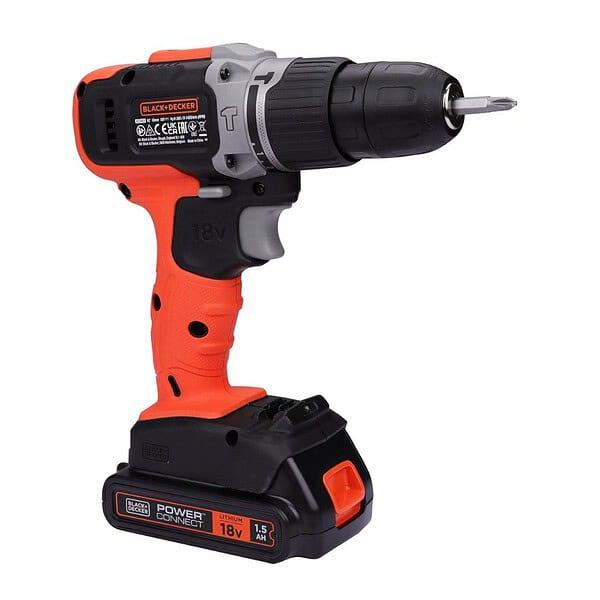 BLACK DECKER Bcd003C1 18V 10Mm Cordless Variable Speed Hammer Drill Machine1 - LXINDIA.COM