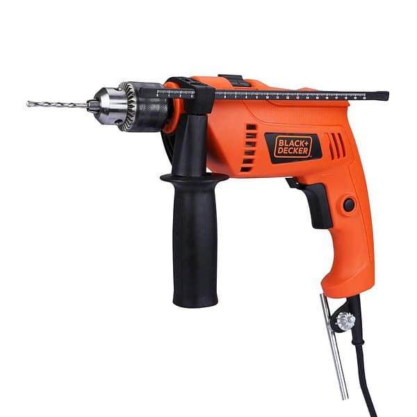 BLACK DECKER HD555KMPR B1 550Watt Hammer Drill and Hand Tools Kit3 - LXINDIA.COM