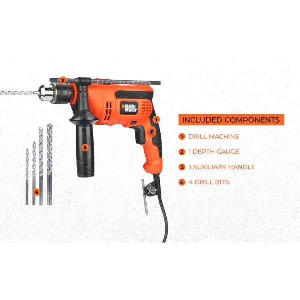 BLACK DECKER KR554RE 550W 13mm Corded Drill Machine3 - LXINDIA.COM