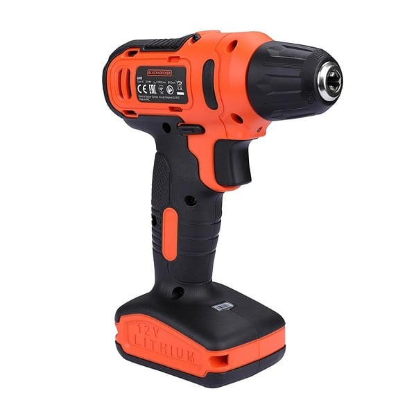 BLACK DECKER LD12SP 12V 10mm Li ion Cordless Drill Machine Driver1 - LXINDIA.COM