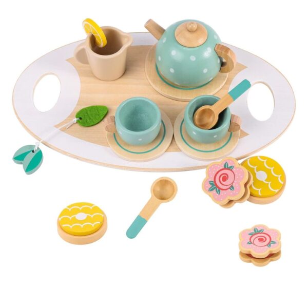 BLiSS HUES Wooden Tea Party Kitchen set 1 1 - LXINDIA.COM