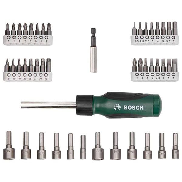 BOSCH 46 Piece Screwdriver Bit Set and 12 Nutsetters2 - LXINDIA.COM