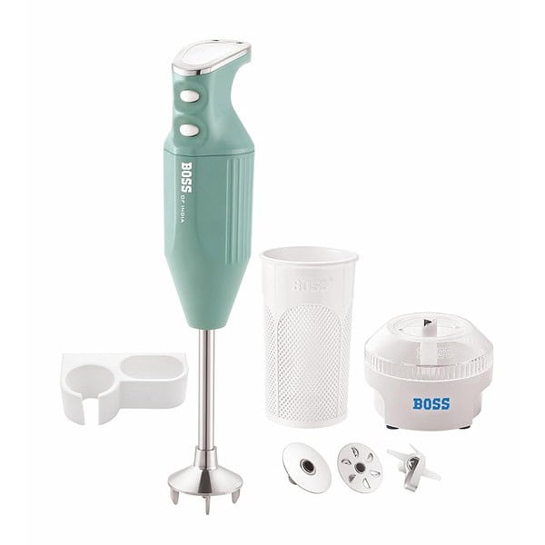 BOSS Stainless Steel Big Boss Portable Hand Blender Blue - LXINDIA.COM