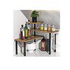 BRONTIX Bamboo 3 Tier kitchen storage organizer W - LXINDIA.COM