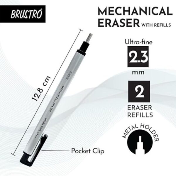 BRUSTRO Mechanical Precision Retractable Eraser2 - LXINDIA.COM