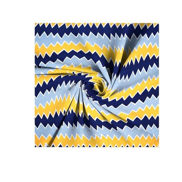 BSB HOME Yellow and Blue Double Abstract Floral Bedsheet a - LXINDIA.COM