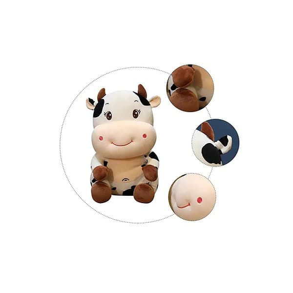 Babique Cow Smiley Plush Soft Toy b - LXINDIA.COM