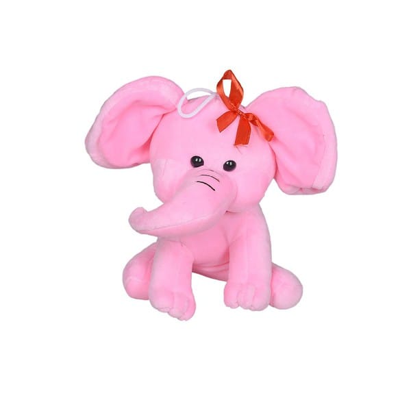 Babique Lady Elephant Sitting Plush Soft Toy 1 - LXINDIA.COM