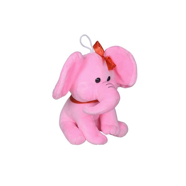 Babique Lady Elephant Sitting Plush Soft Toy - LXINDIA.COM