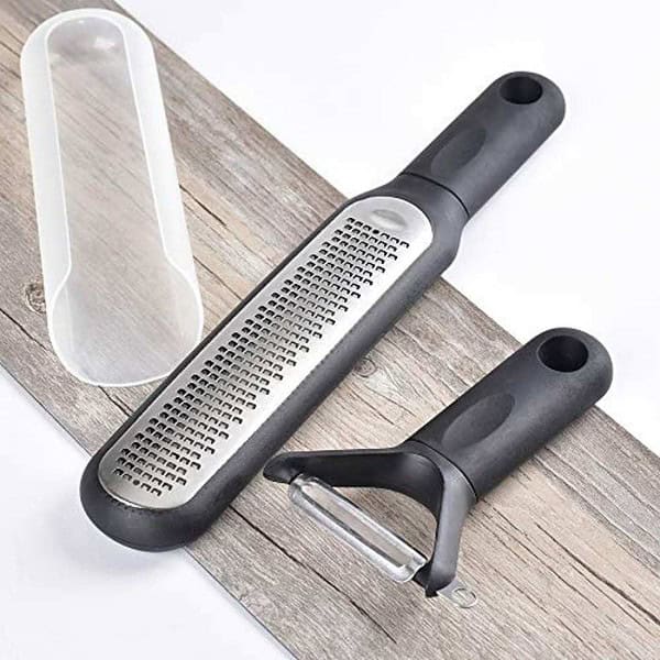 Bagonia Lemon Zester Cheese Grater with Protective Cover And Peeler for kitchen3 - LXINDIA.COM