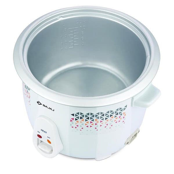 Bajaj RCX 1.8 DLX Rice Cooker 1.8 Litre White2 - LXINDIA.COM