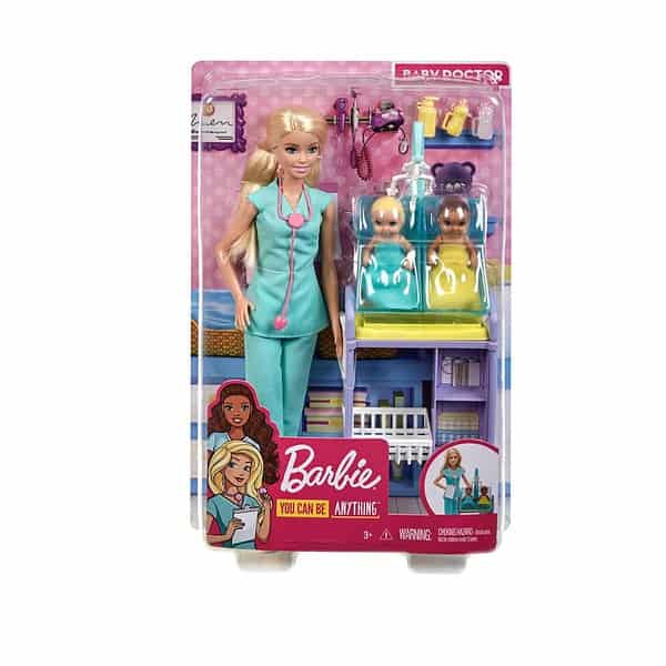 Barbie Baby Doctor Playset with Blonde Doll 3 - LXINDIA.COM