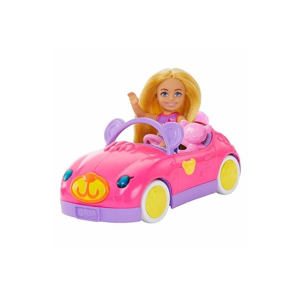 Barbie Chelsea Doll and Toy Car Set with Bear 1 - LXINDIA.COM