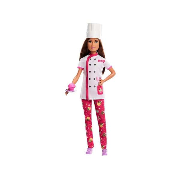 Barbie Doll and Accessories Career Pastry Chef Doll - LXINDIA.COM