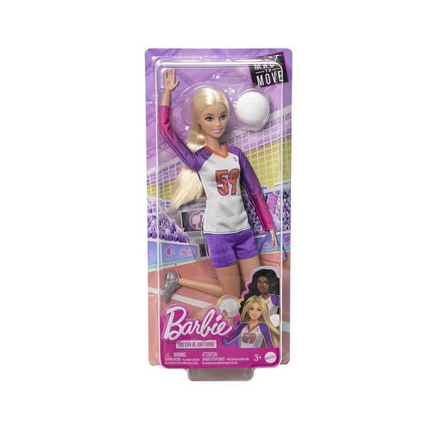 Barbie Volleyball Player Doll with Uniform and Ball 3 - LXINDIA.COM