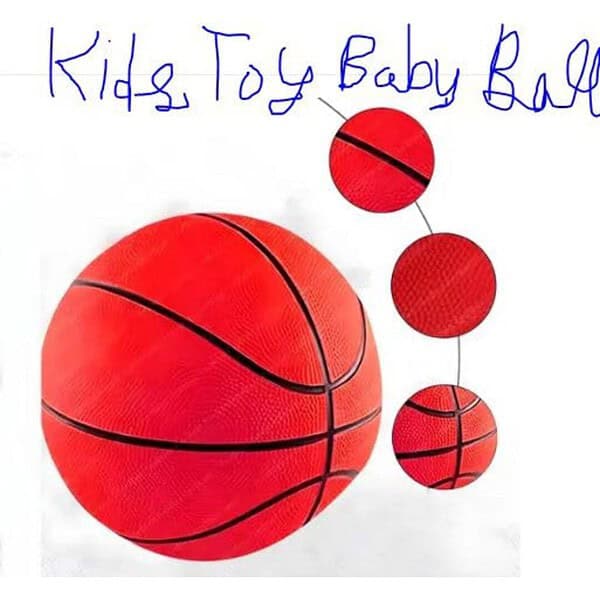 Basketball Size 7 PU Pasted Rubber Basket Ball 1 - LXINDIA.COM