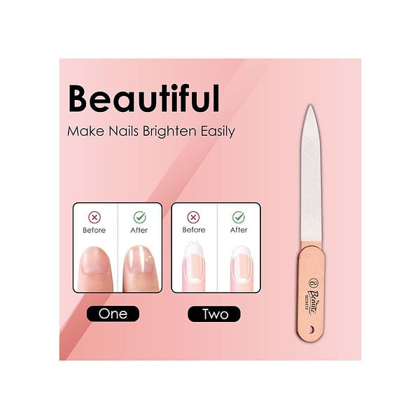 Beaute Secrets Nail Clippers 5 Pcs Set Peach A - LXINDIA.COM