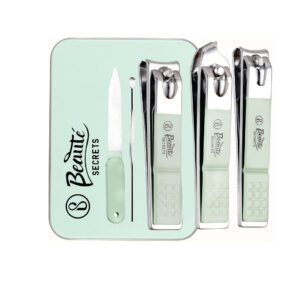 Beaute Secrets Nail Clippers Sea Green - LXINDIA.COM