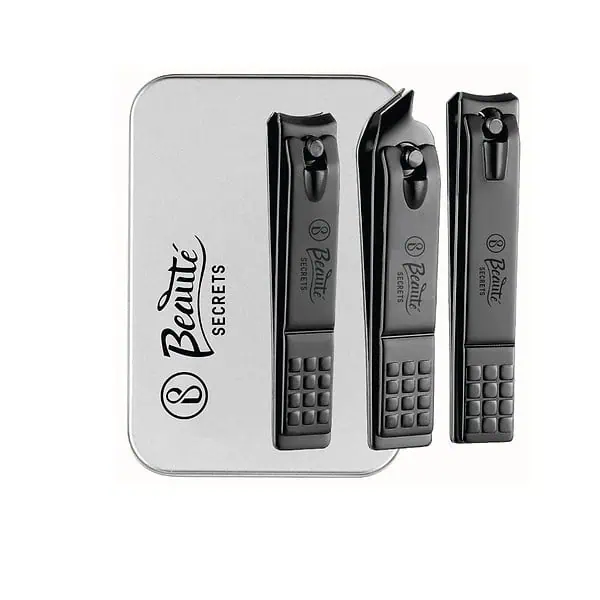 Beaute Secrets Nail Clippers for Adult Men Women 3 pcs - LXINDIA.COM