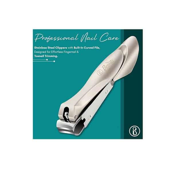 Beaute Secrets Nail Cutter Clippers With Curved Nail File A - LXINDIA.COM