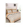 BedZone Cotton Floral King Size Double Bedsheet A 1 - LXINDIA.COM