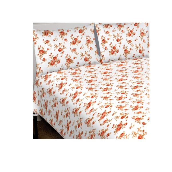 BedZone Cotton Floral King Size Double Bedsheet G - LXINDIA.COM