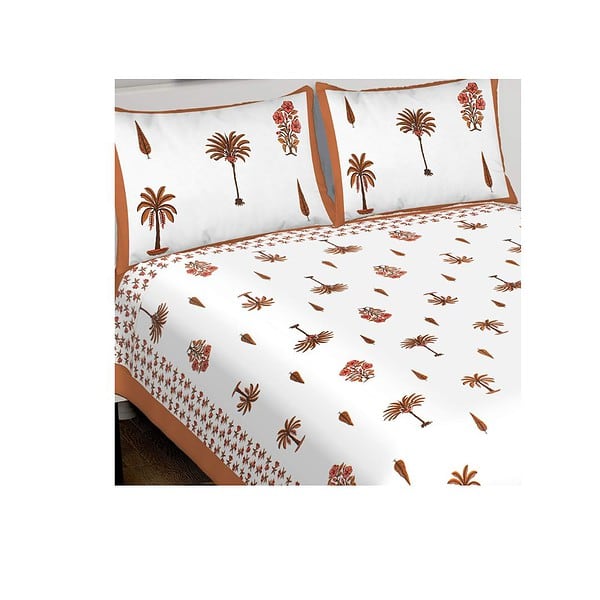 BedZone Cotton Floral King Size Double Bedsheet S - LXINDIA.COM