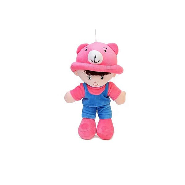 BeeWee Addie Boy Plush Soft Doll Toy Huggable Pink - LXINDIA.COM