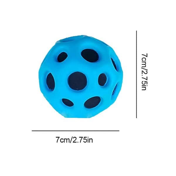 Bestie toys Crazy Ball Bouncing Moon Crater Texture Ball 1 - LXINDIA.COM