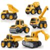 Bestie toys Engineering Metal Set of 6 Construction JCB - LXINDIA.COM