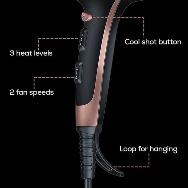 Beurer Next level HC 30 with Germen Technology Hair Dryer black B2 - LXINDIA.COM