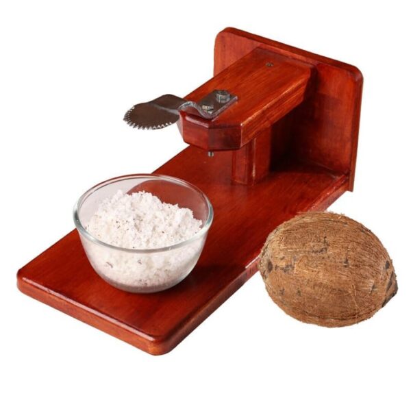 Bmado Homefull Polished Wooden Table Top Coconut Scraper A - LXINDIA.COM