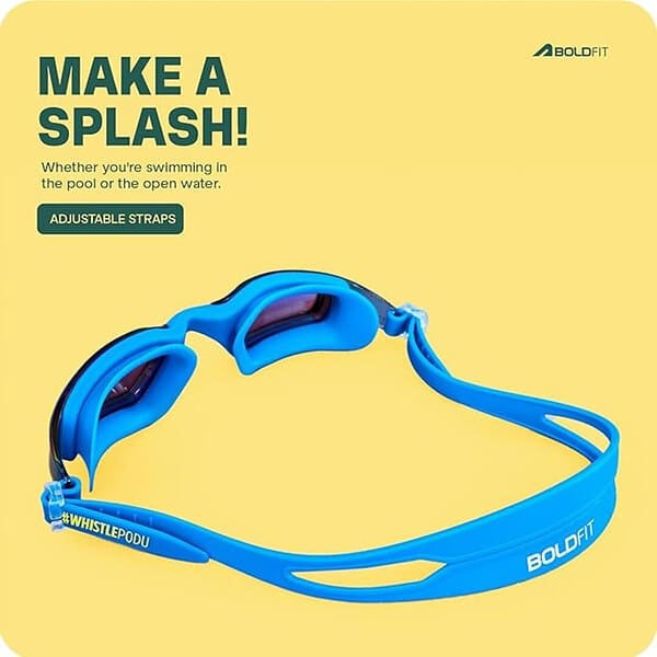 Boldfit Chennai Super Kings CskOfficial Merchandise Swimming Goggles 2 - LXINDIA.COM