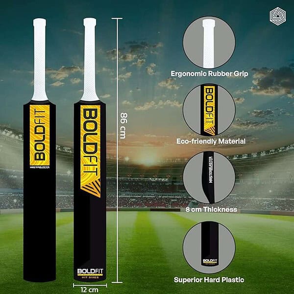 Boldfit Cricket bat Full Size Plastic bat Tennis Cricket bat Turf Tennis bat Lightweight Fiber bat 3 - LXINDIA.COM