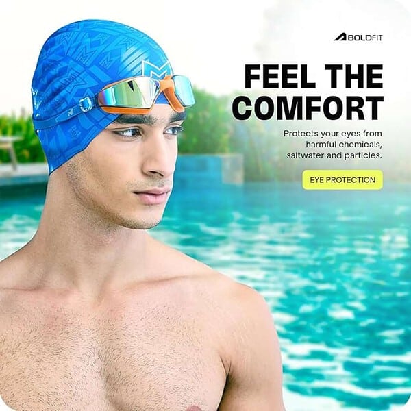 Boldfit Mumbai Indians MiOfficial Merchandise Swimming Goggles 2 - LXINDIA.COM