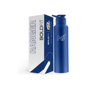 Boldfit Mumbai Indians Stainless Steel Water Bottle 1 litre - LXINDIA.COM