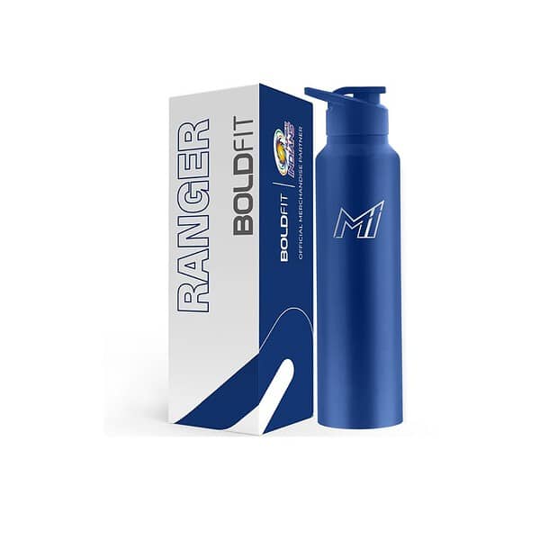 Boldfit Mumbai Indians Stainless Steel Water Bottle 1 litre - LXINDIA.COM