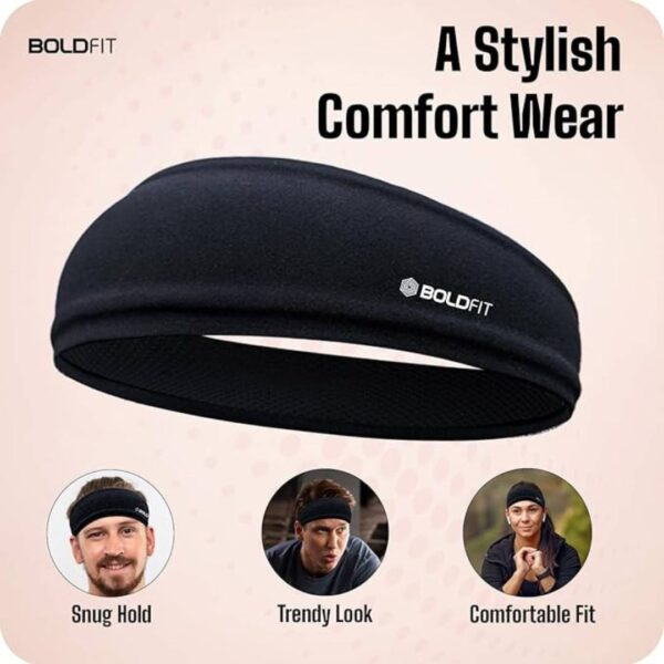 Boldfit Polyester Blend Head Band for Man Women Gym Hair Band 1 - LXINDIA.COM