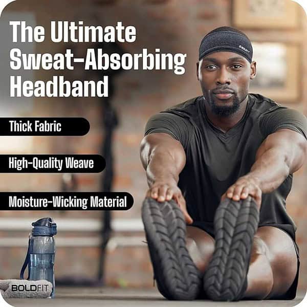 Boldfit Polyester Blend Head Band for Man Women Gym Hair Band 2 - LXINDIA.COM