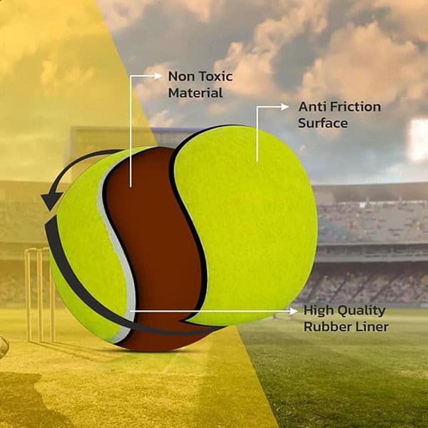 Boldfit Tennis Ball for Cricket Soft Tennis Balls 1 - LXINDIA.COM