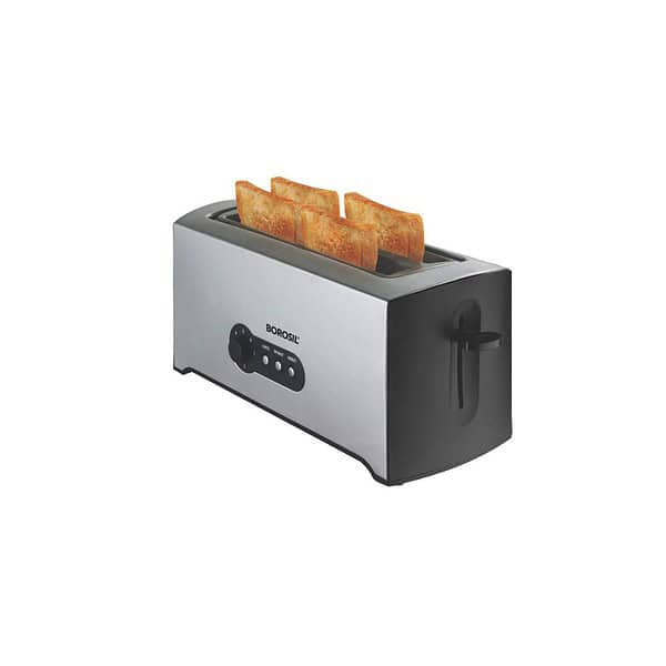 Borosil Krispy 4 Slice Pop Up 1500 Watt Toaster - LXINDIA.COM