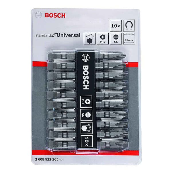 Bosch Professional Double Ended Screwdriver Bits Pack Of 10 1 - LXINDIA.COM