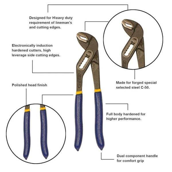 Buram Water Pump Pipe Wrench Pliers3 - LXINDIA.COM