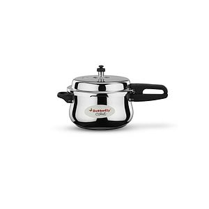 Butterfly Curve Stainless Steel 5.5 Litres Pressure Cooker C - LXINDIA.COM