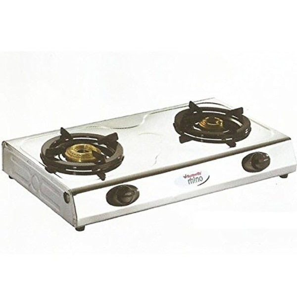 Butterfly Rhino Stainless Steel 2 Burner Gas Stove - LXINDIA.COM