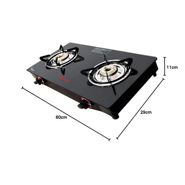 Butterfly Smart 2 Burner Glass Top Gas Stove1 - LXINDIA.COM