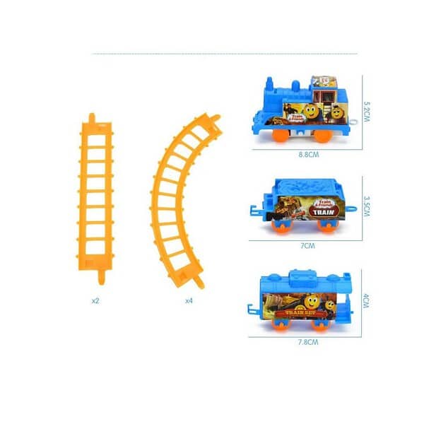 CAKE DECOR Gauge Electric Train 9 Pcs Set 2 - LXINDIA.COM