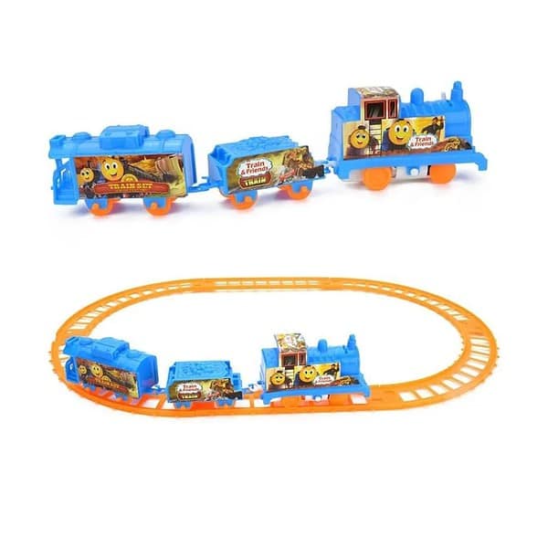 CAKE DECOR Gauge Electric Train 9 Pcs Set - LXINDIA.COM